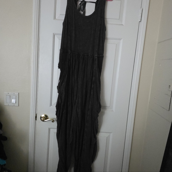 Oli & Hali Soft Jogger Style Jumpsuit Size M Color Light Black New No Tags - Picture 4 of 13